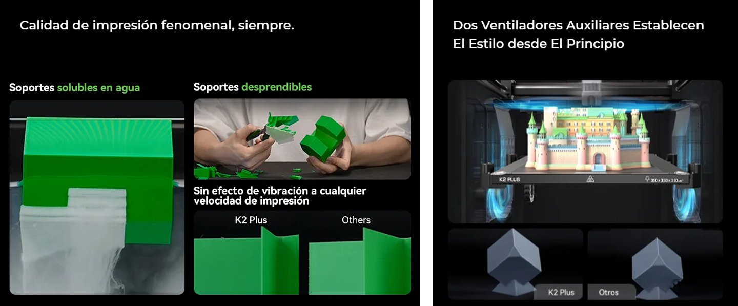 Impresora 3D Creality K2 Plus Combo 14