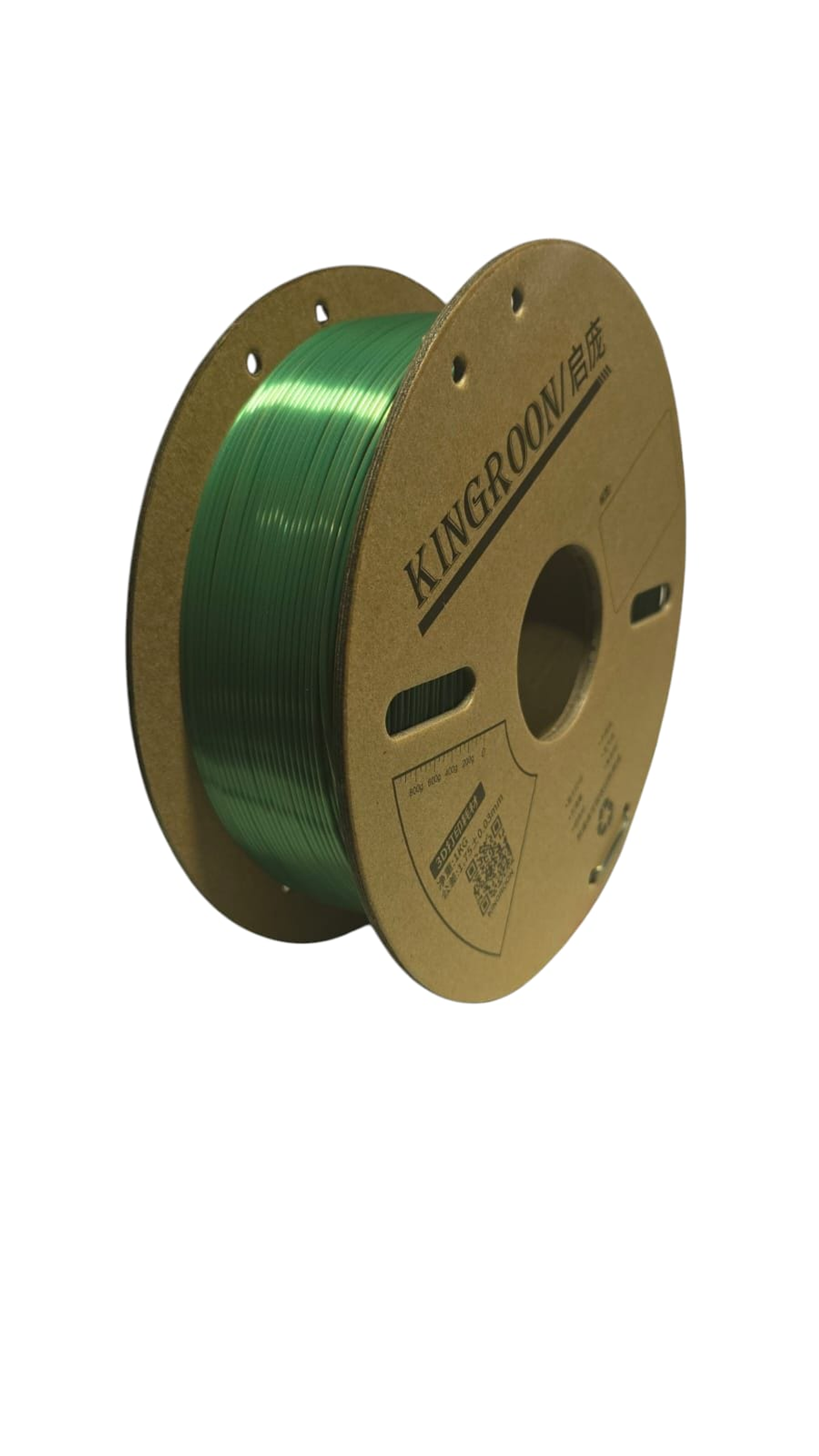 Filamento 3d, Silk Bicolor Kingroon Pla 1kg Alta Calidad 7