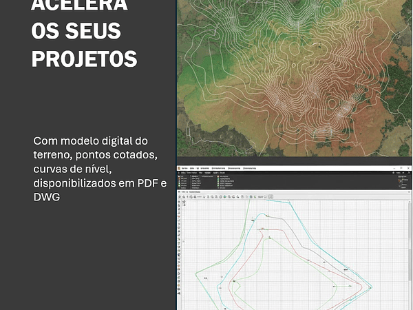 Acelere os Seus Projetos com Modelos Digitais de Terreno e Levantamentos DWG Precisos