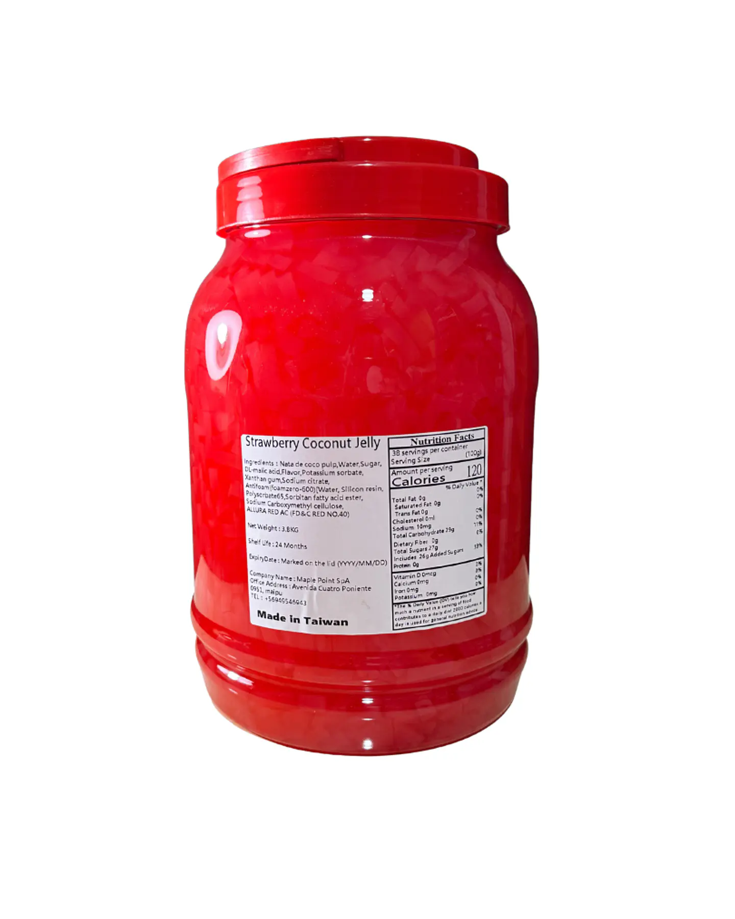 Coconut Jelly 3.8kg Frutilla 1
