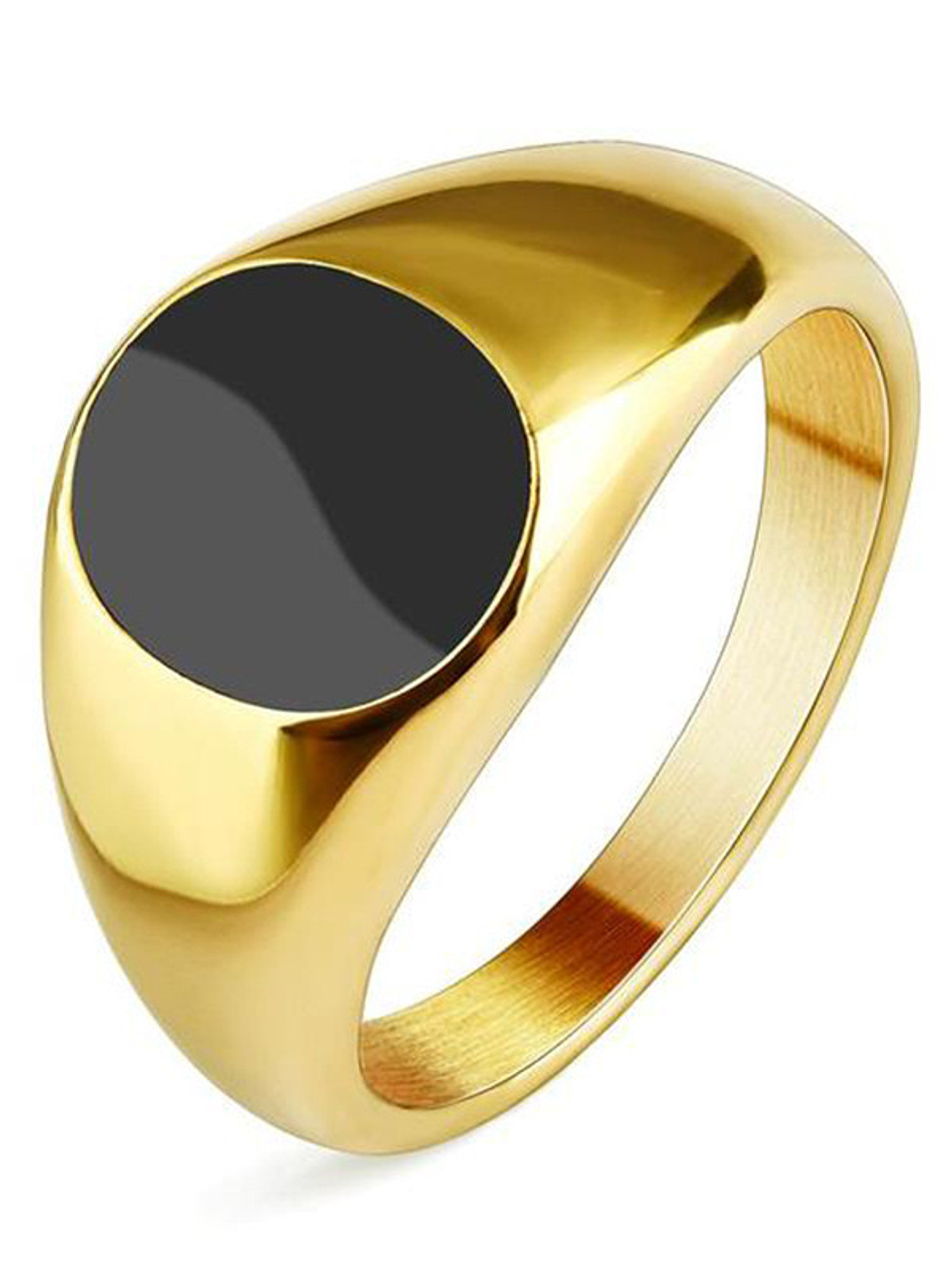 Anel Círculo Preto  1