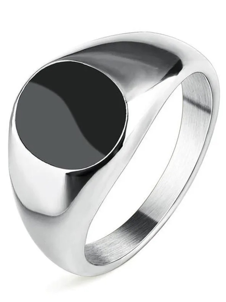 Anel Círculo Preto  2