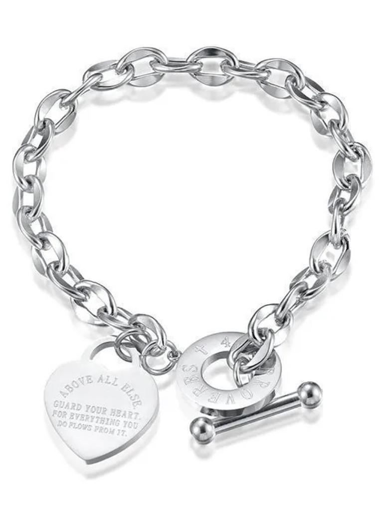 Pulseira Provérbios 4:23  2