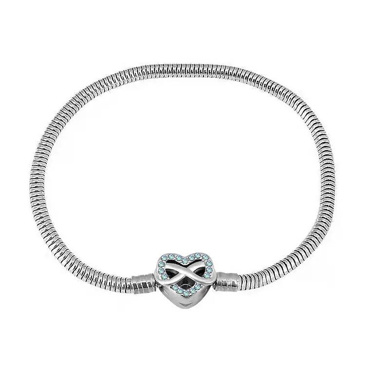 Pulseira Coração com Brilhos  3