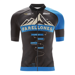 Tricota ciclismo Santini Maqbike tributo Farellones