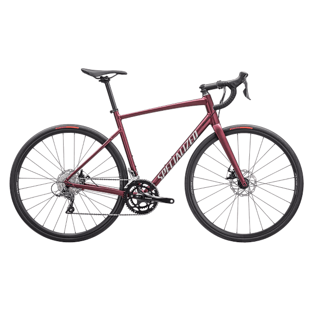 Specialized Allez Satin Maroon/Silver Dust/Flo Red 1