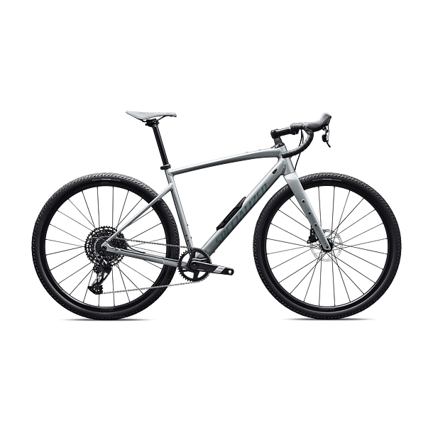 Diverge 4 E5 Comp - Satin Shadow Silver / Fjord Metallic 1