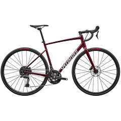 Allez E5 Shimano Cues - Maroon / White