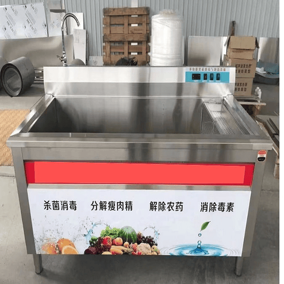 Tina lavadora de verdura frutas lechuga a ozono #120 r1.8m #180 r2.9m hidrodinamica 200-300kgh