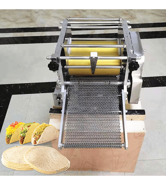 0 Formadora de masa electrico r2m (laminador + cortadora)(maquina para hacer pan tortilla pizza sopaipilla empanada kuhen arepa hallaca pastelito)