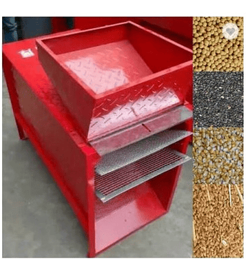 5 Limpiadora aventadora con mallas 1.5KW cereales granos semillas trigos rojo (sin precio)