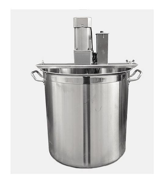 * Olla cocina con revolvedora mezcladora electrica dia.50cm 80L (sin precio) industrial (raspador evita quema x abajo)