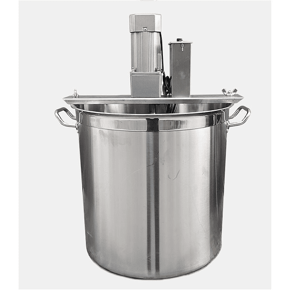 * Olla cocina con revolvedora mezcladora electrica dia.50cm 80L (sin precio) industrial (raspador evita quema x abajo)