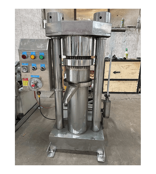 1 Prensa extractor de aceite automatico #180 106T r5.5m #230 188T r7.9m en frio (rosa mosqueta semillas uvas) (apedido)