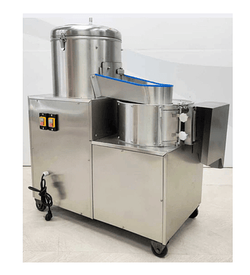 Peladora de papas con cortadora 15kg $1.65m (rodajas 2-10mm y baston 3 6 9mm)