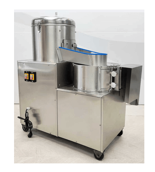 Peladora de papas con cortadora 15kg $1.65m (rodajas 2-10mm y baston 3 6 9mm)