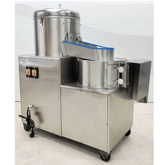 Peladora de papas con cortadora 15kg $1.65m (rodajas 2-10mm y baston 3 6 9mm)