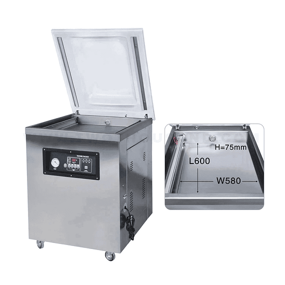 1 Envasadora al vacio #600 $1600000 selladora pedestal semi industrial profesional empaque (apedido)