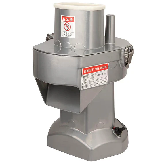 Cortadora de cubo #10mm para vegetales (hortalizas verduras frutas) r399 procesadora alimentos robot de cocina industrial