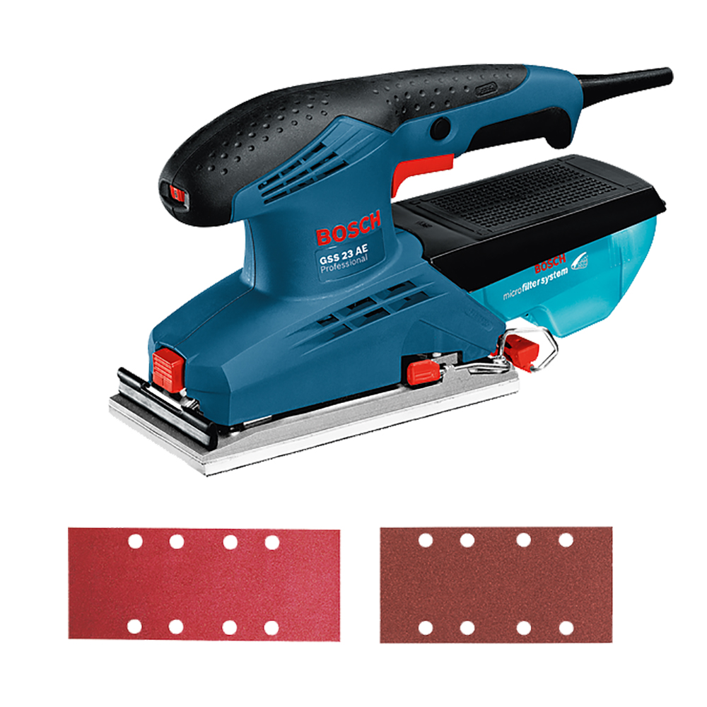 Lijadora Orbital Bosch GSS 23 AE 160W 220V C/colector de polvo 2