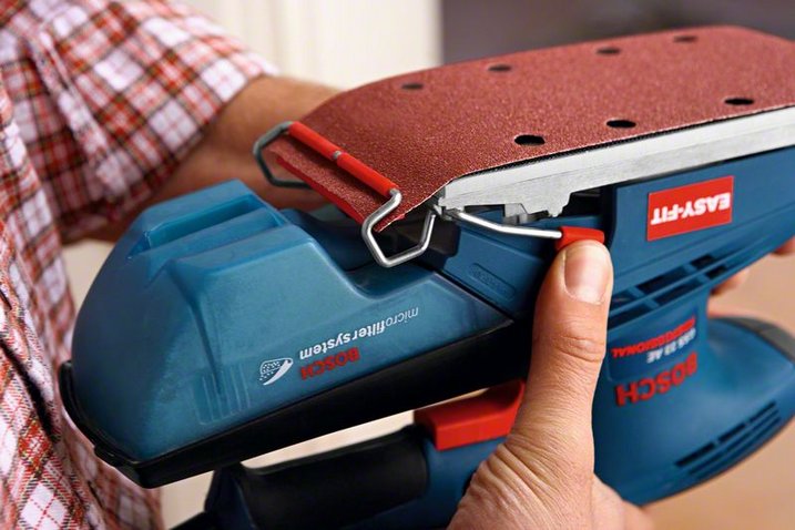 Lijadora Orbital Bosch GSS 23 AE 160W 220V C/colector de polvo 5