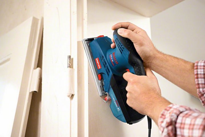 Lijadora Orbital Bosch GSS 23 AE 160W 220V C/colector de polvo 6