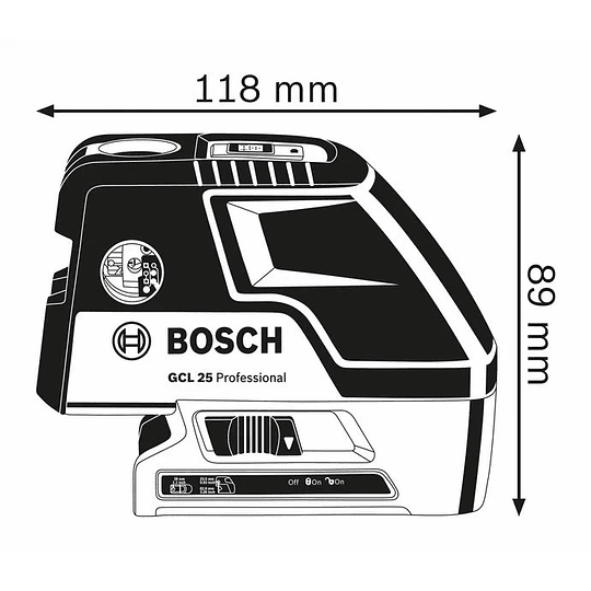 Láser combinado GCL 25 Professional, Bosch