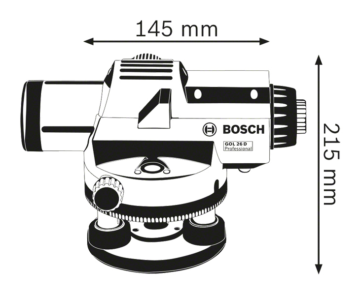 Nivel óptico GOL 26 D Professional Bosch 6