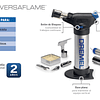 Soplete Dremel Versaflame Con 7 Accesorios + Caja Metálica