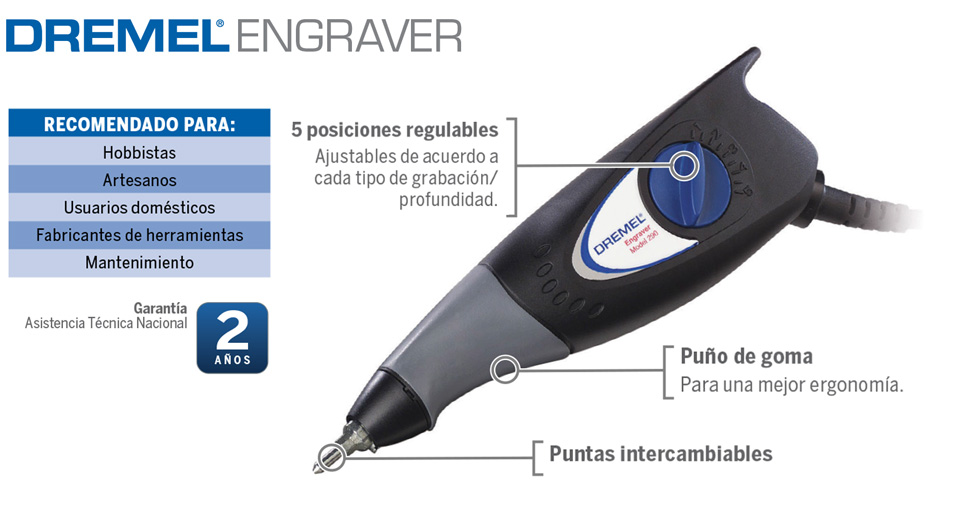 Grabador Dremel® 290-3/4 Hobby 2
