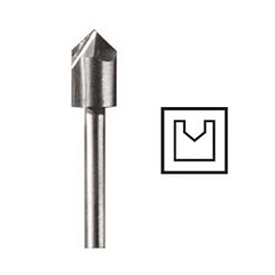 Fresa en V HSS 6,4 mm 640 Dremel