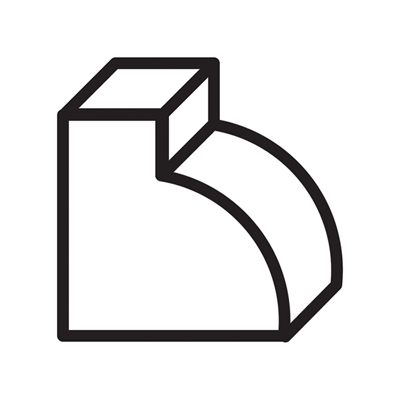 Fresa para bordes HSS 9,5 mm 615 Dremel 4