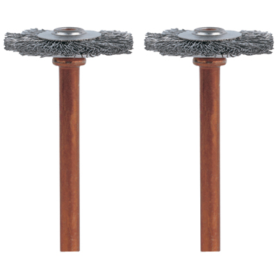 Cepillo de acero inoxidable 2 Pcs 3/4