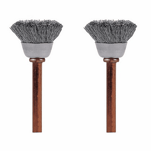 Cepillo de acero inoxidable 2 pcs 12.7 mm 531AA Dremel