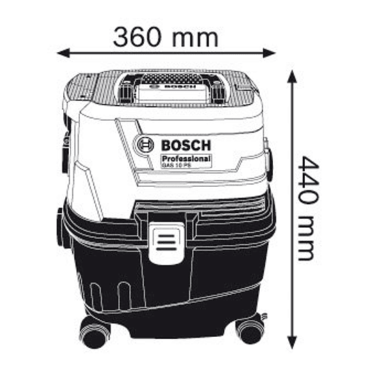 Aspiradora húmedo/seco GAS 15 PS Professional Bosch