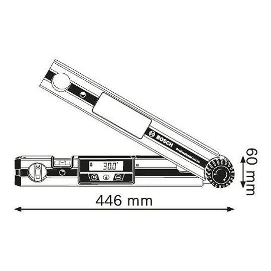 Medidor de ángulos Bosch GAM 220 Professional