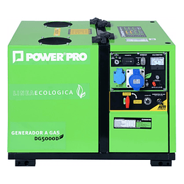Generador a gas 5 kva DG5000D Power pro