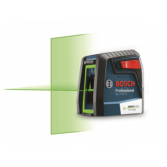 Nivel láser líneas Verdes Cruzadas GLL 2-12 G Bosch