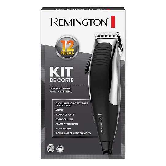 Corta Pelo 13 piezas Grooming cromo HC1080 Remington 