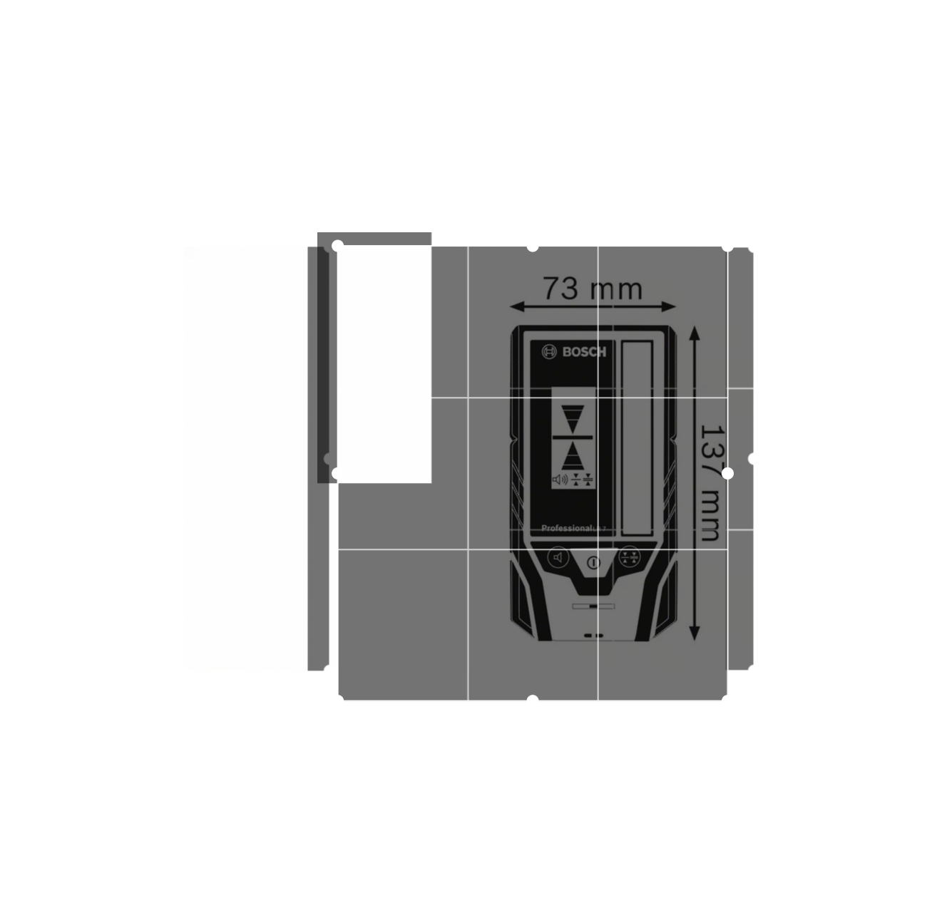 Receptor de láser LR 7 Professional Bosch 2