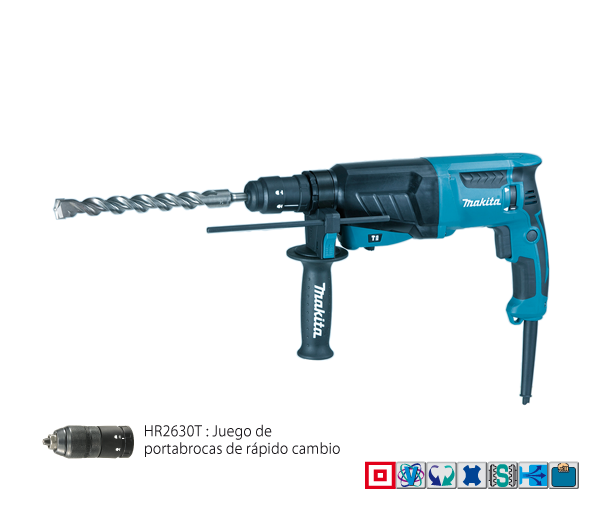 Rotomartillo SDS-PLUS 26mm HR2630T  Makita 2