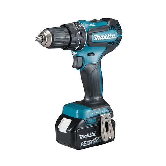 Taladro Percutor 13mm Inalámbrico 18V DHP485RFE Makita 1