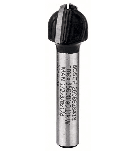 Fresa 1/4 media caña 12.7 mm Bosch 418 1