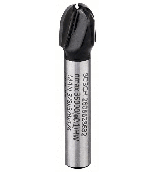 Fresa 1/4 media caña 9.5 mm Bosch 632 1