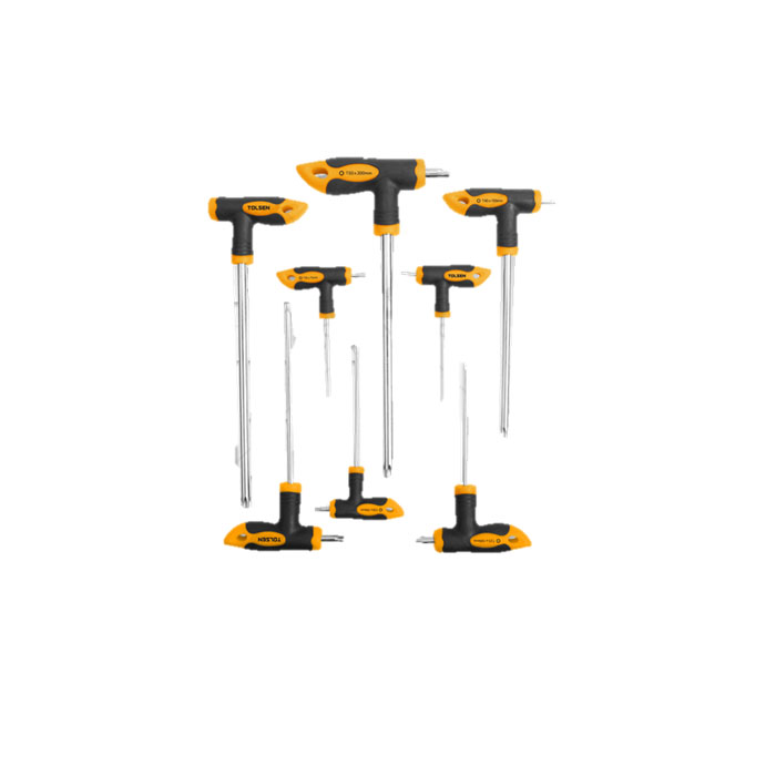 Juego llaves tork 8 pcs con mango Tolsen 20061 1