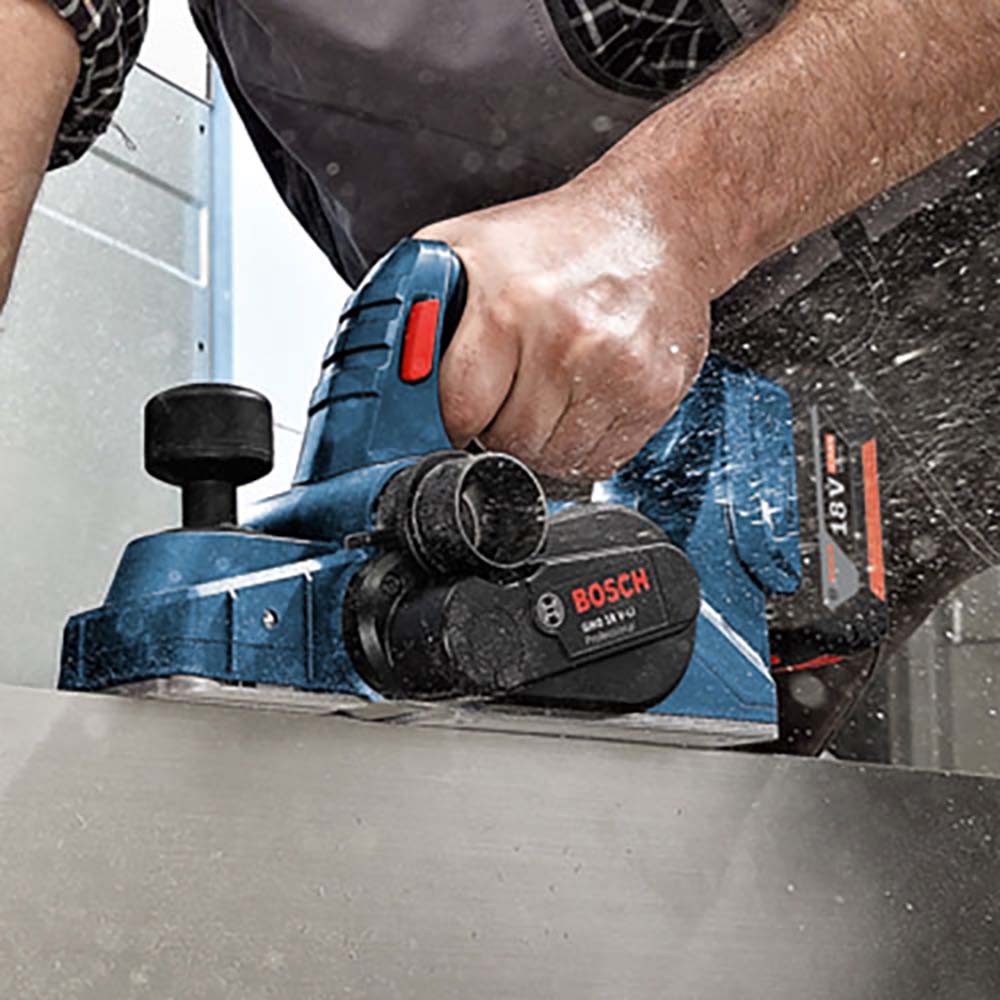 Cepillo Inalámbrico 82MM GHO 18v-LI Bosch Kit Baterías 4,0ah opcionales 7