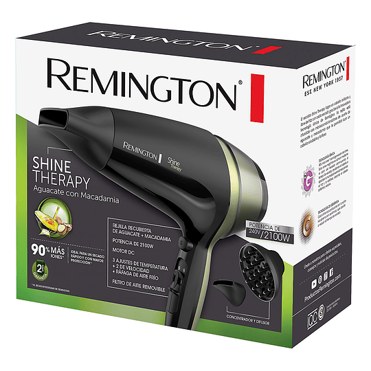 Secador D13A Shine Therapy Remington 