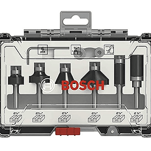 Set 6 Pcs Fresas Bordeadoras 1/4