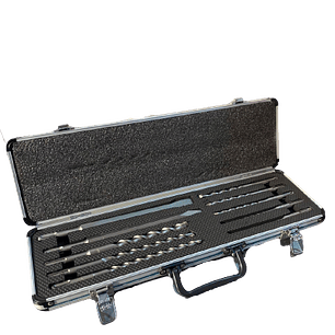 Set 10 Pcs Puntos y brocas SDS-PLUS D-71990 Makita