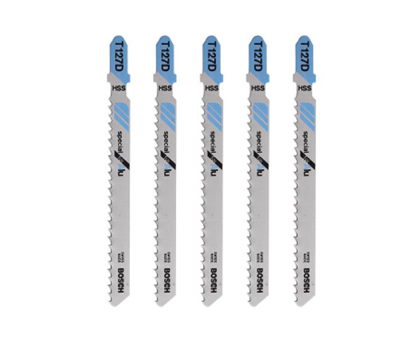 Set 5 Hojas Calar Aluminio T127D Bosch 1